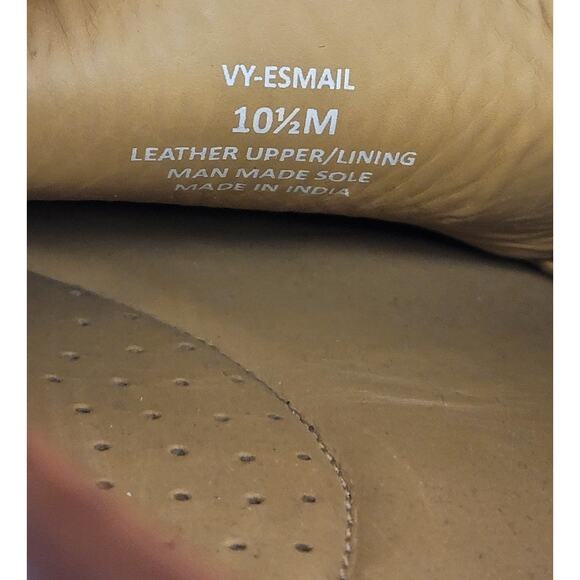 Vince Camuto Esmail Mens 10.5M Brown Leather Penny Driving Loafers - Picture 6 of 11